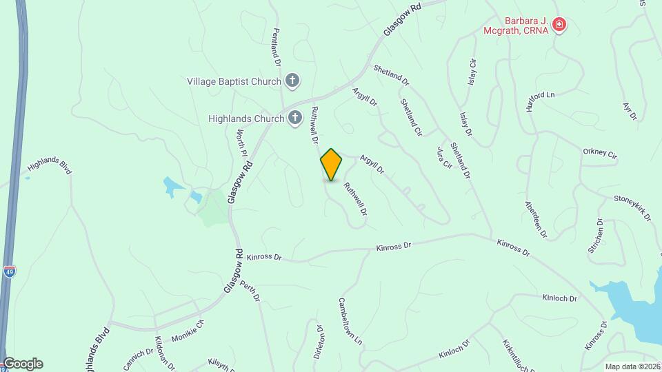 25 Ruthwell Dr Map and Location Details