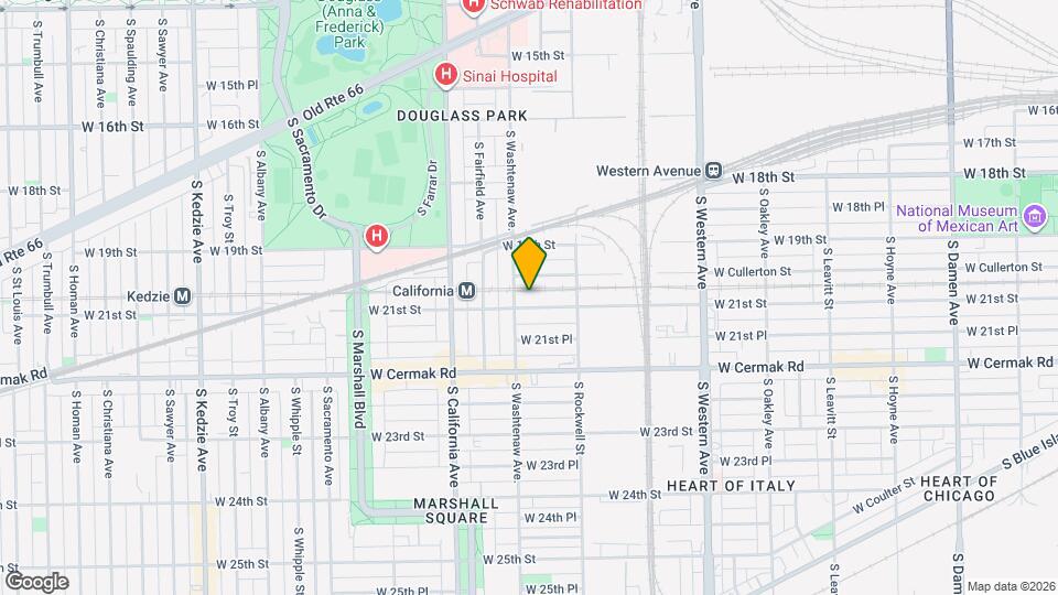 2648 W 21st St Map and Location Details