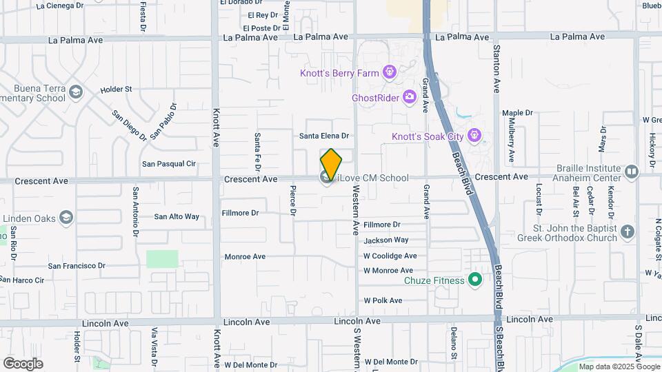 7430 Crescent Ave Mapa y Detalles de la Ubicación