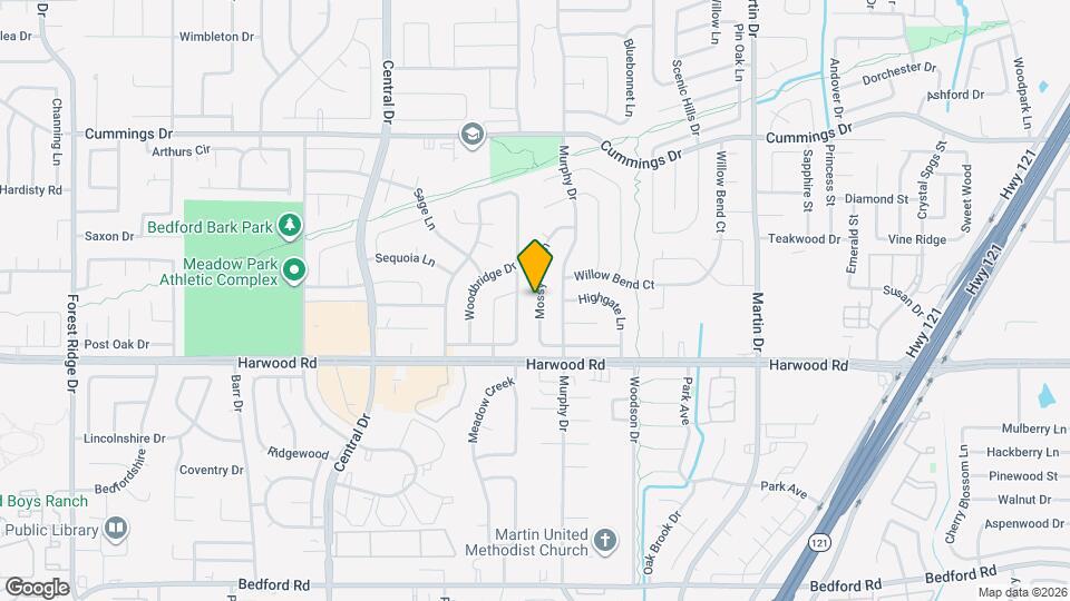 3033 Mossy Oak Ln Map and Location Details