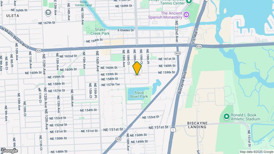 1871 NE 158th St Map and Location Details