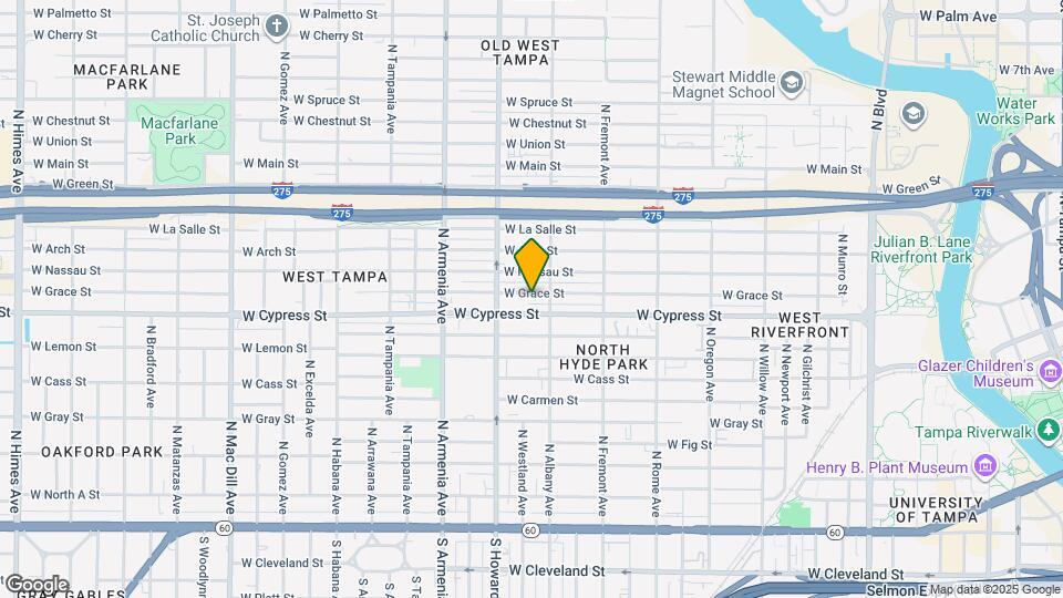 2114 W Grace St Map and Location Details