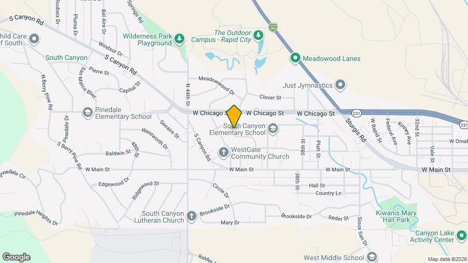 4126 Pleasant Dr Map and Location Details