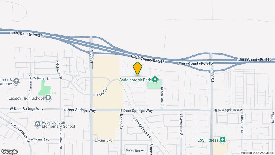 1106 E Dorrell Ln Map and Location Details