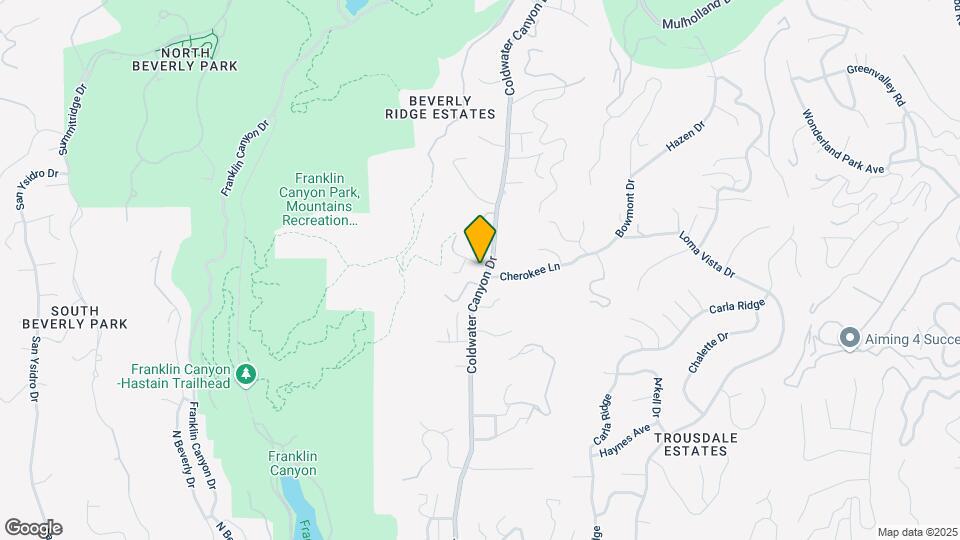 2107 Coldwater Canyon Dr Map and Location Details