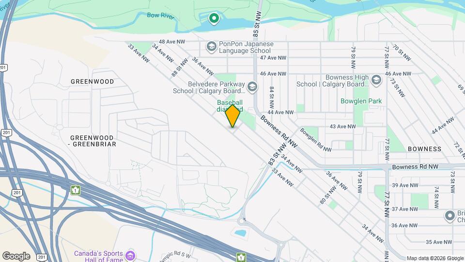 8604-86033 33 Ave NW Map and Location Details