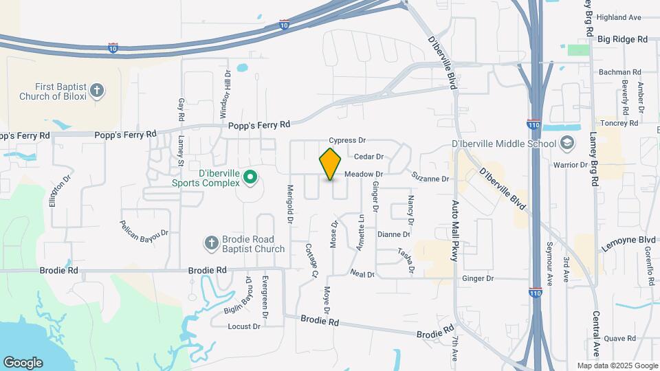 320 Springdale Cir Mapa y Detalles de la Ubicación