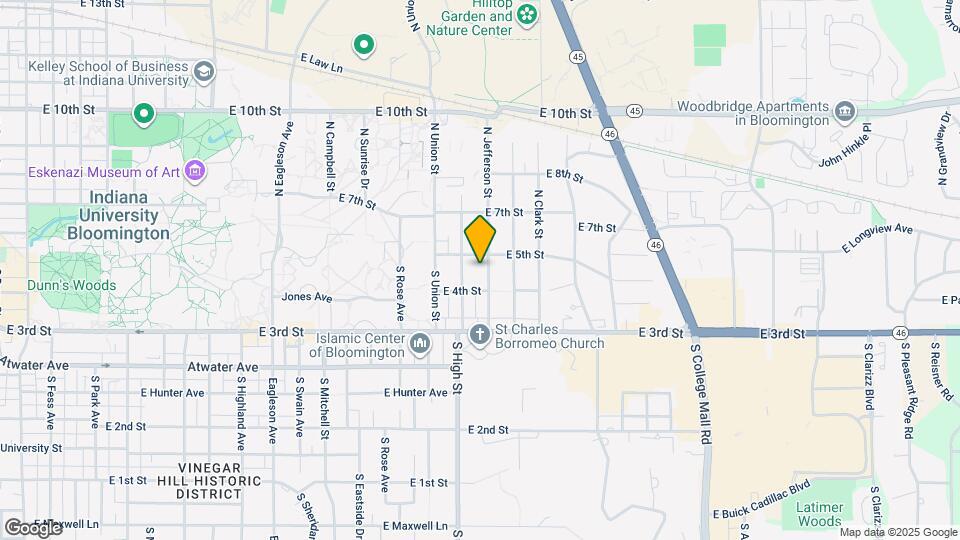 110 S Jefferson St Map and Location Details