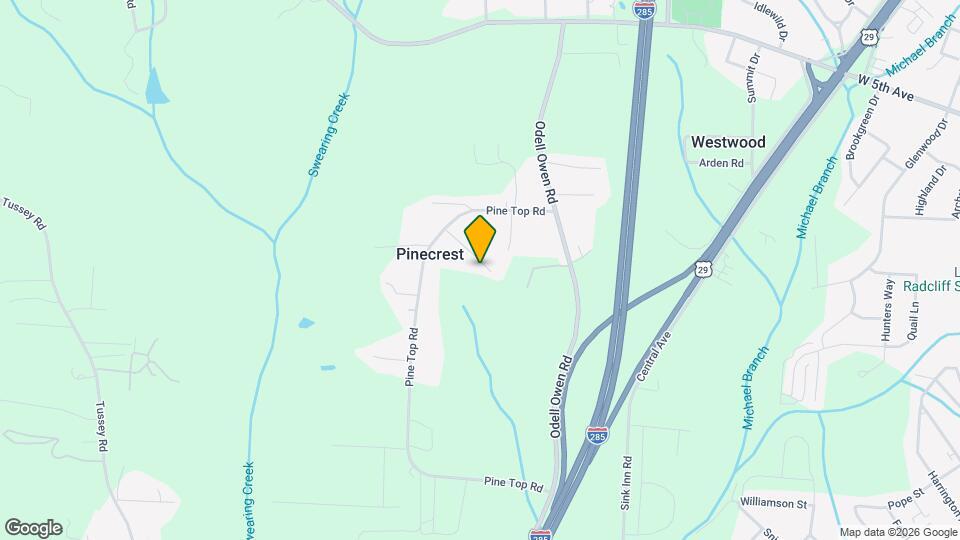 224 Pinecrest Dr Map and Location Details