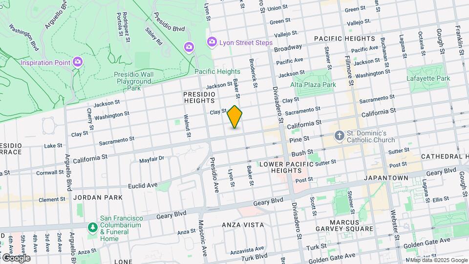 3042 California St Map and Location Details