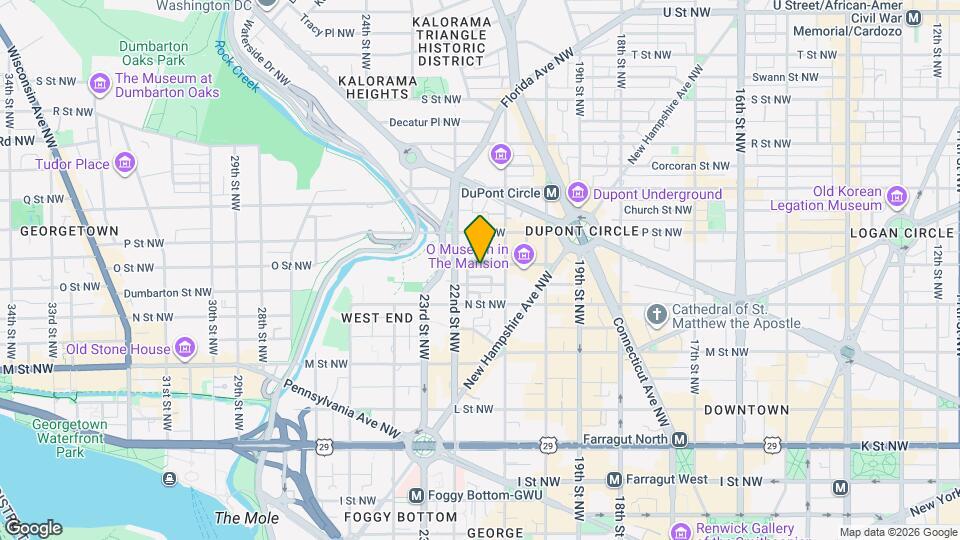 2126 O St NW, Unit SI FL1-ID1539659P Mapa y Detalles de la Ubicación