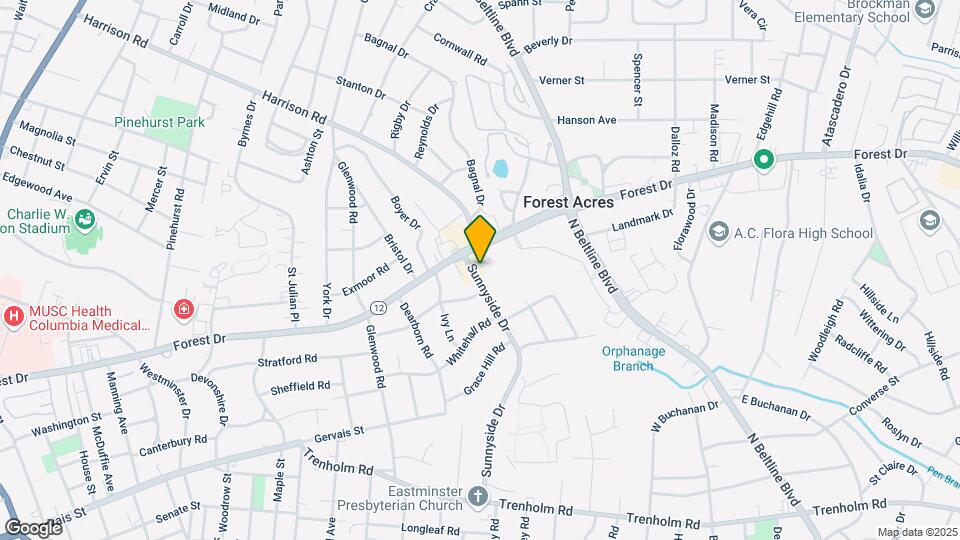 1556 Sunnyside Dr Map and Location Details