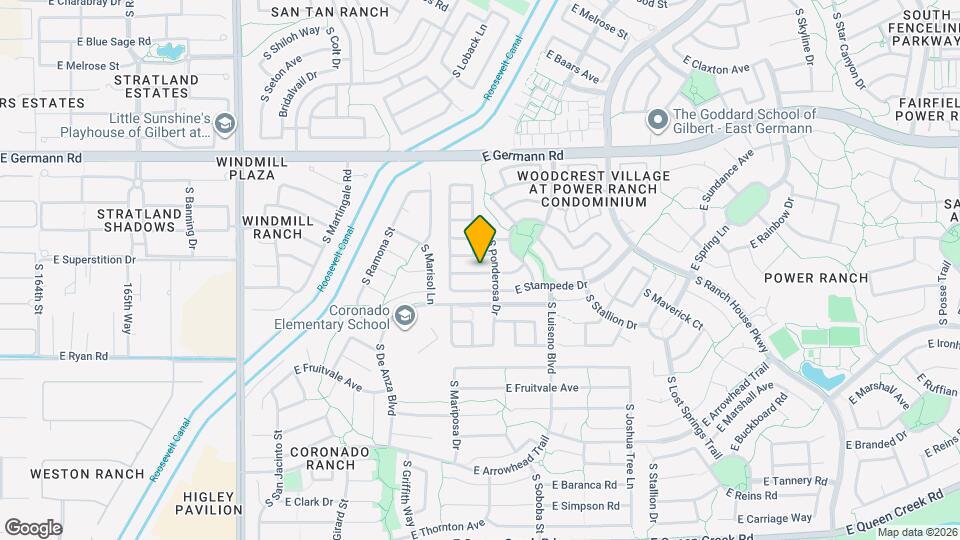 3688 E Sundance Ave Mapa y Detalles de la Ubicación