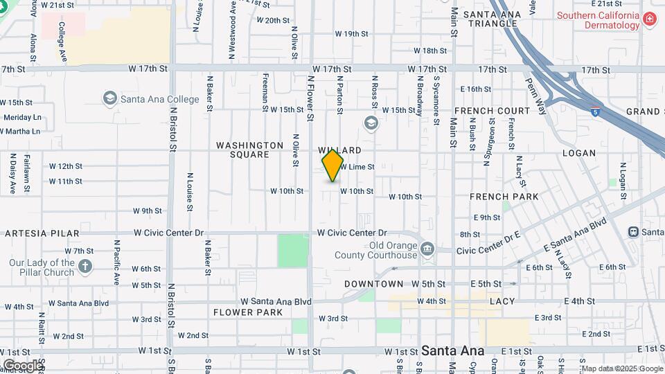 1002 Parton St Map and Location Details