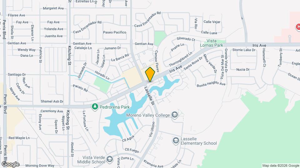 26025 Iris Ave Map and Location Details