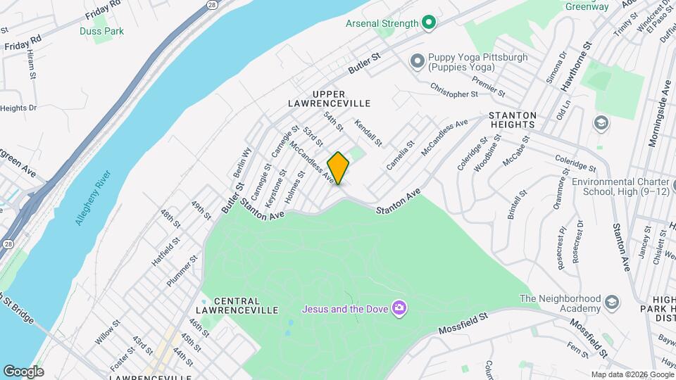 904 McCandless Ave Map and Location Details