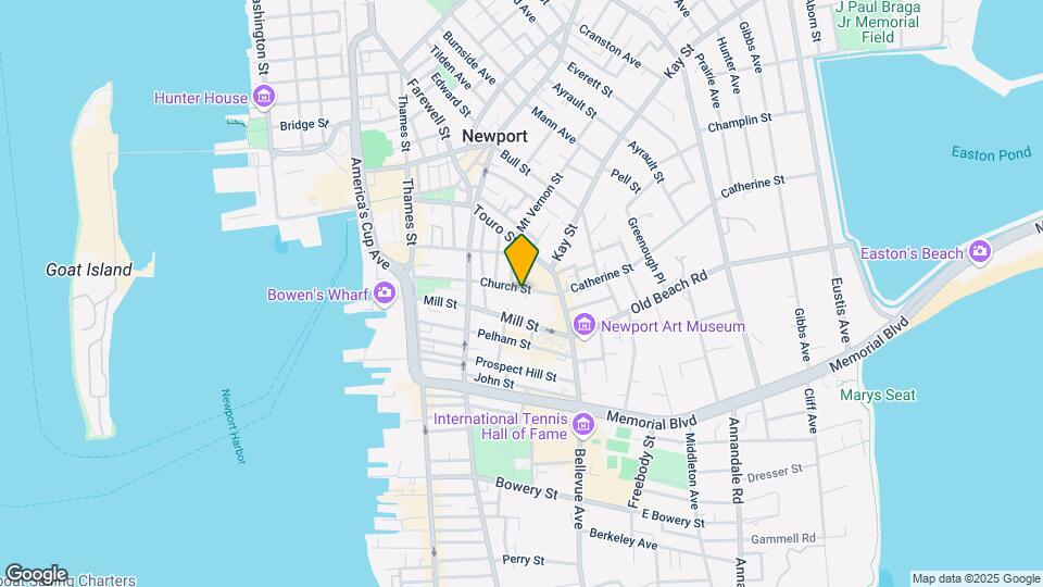 109 Church St, Unit 1 Map and Location Details