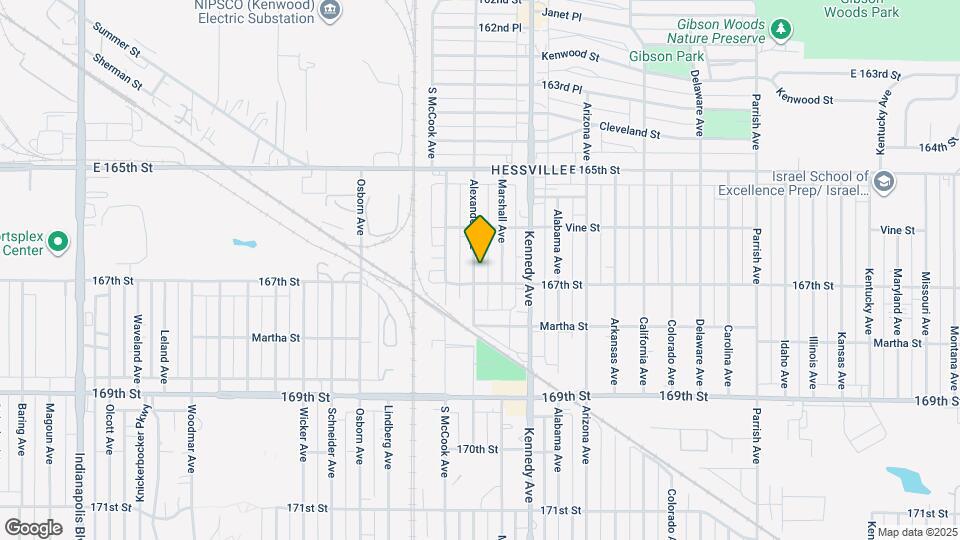 6639 Alexander Ave Map and Location Details