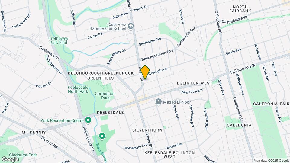2045 Keele St Map and Location Details