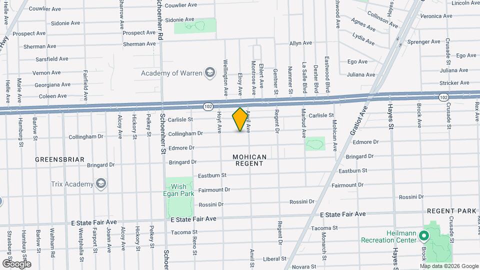 14056 Collingham Dr Map and Location Details