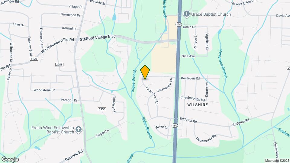 3509 Cedar Post Rd Mapa y Detalles de la Ubicación