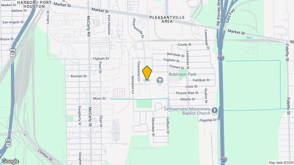 1539 Pleasantville Dr Map and Location Details