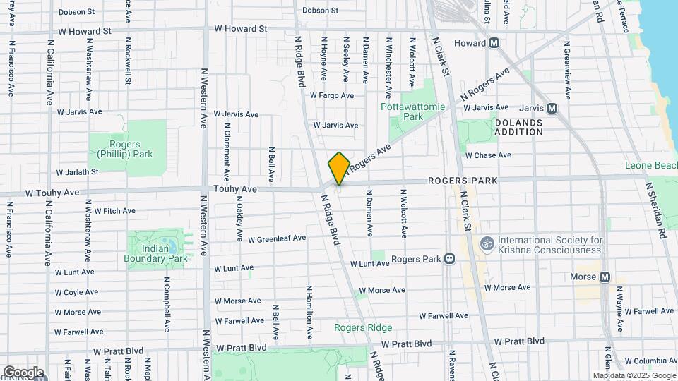 2047 W Touhy Mapa y Detalles de la Ubicación