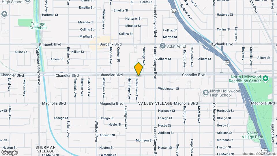 5346 Bellingham Ave Map and Location Details