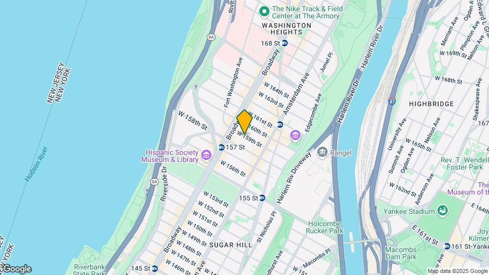 538 W 159th St Map and Location Details