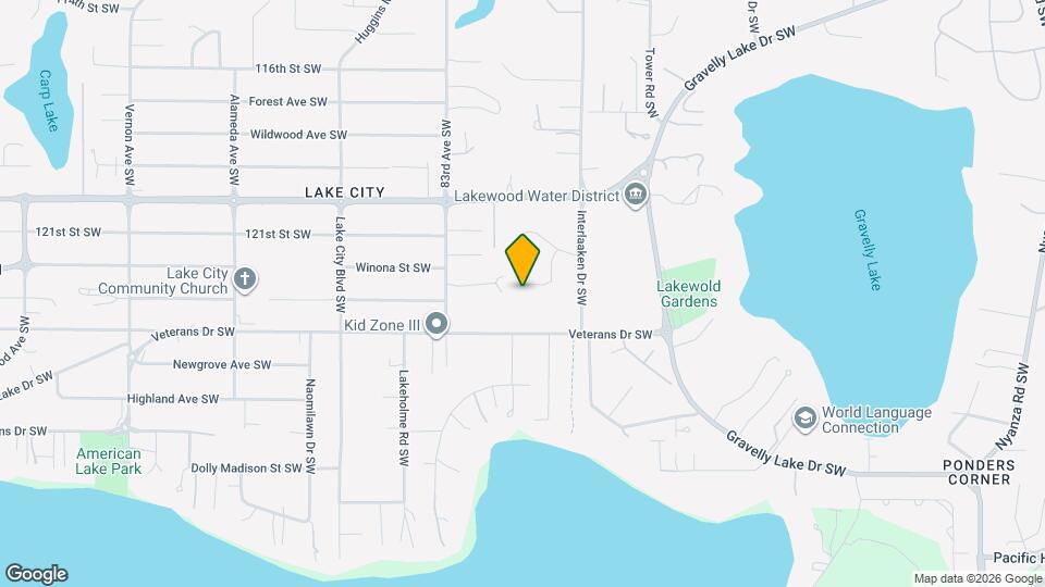 12239 Oak Tree Pl SW Mapa y Detalles de la Ubicación