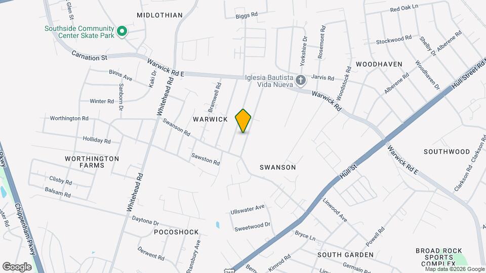 1036 Kingsway Rd Map and Location Details