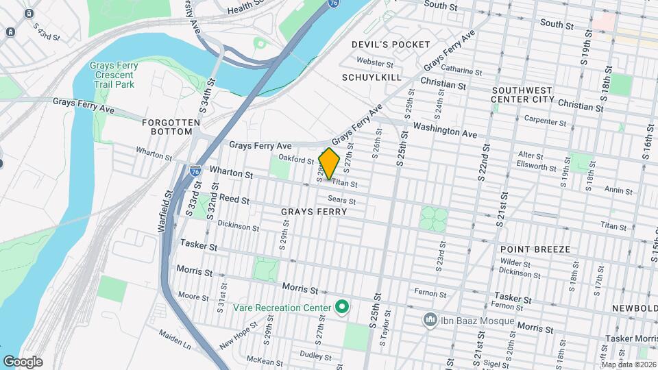 2733 Wharton St Map and Location Details