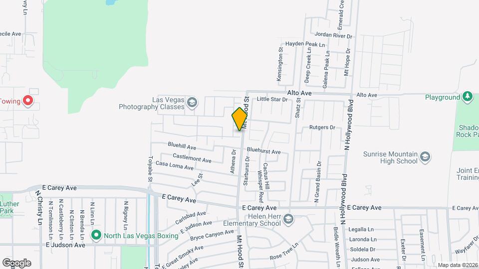 6286 Stone Hollow Ave Map and Location Details