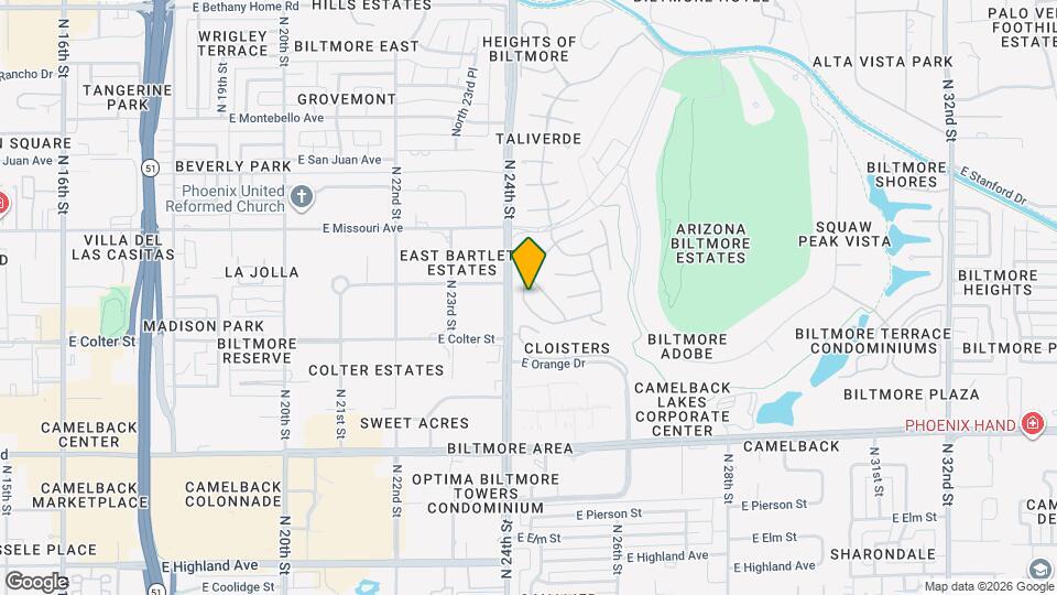 5309 N 24th Pl Map and Location Details