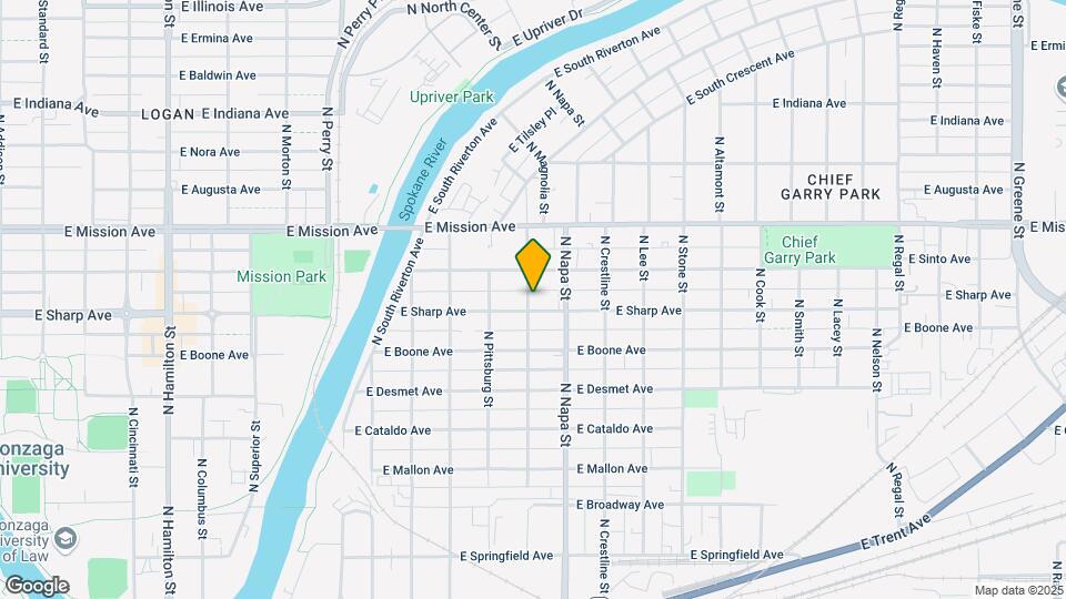 1304 N Magnolia St Map and Location Details