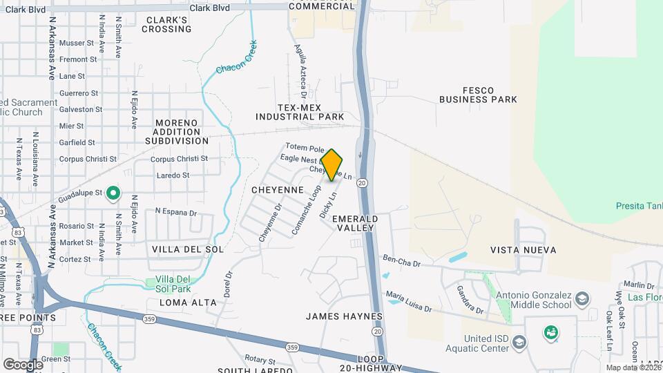 1020 Dicky Ln Map and Location Details