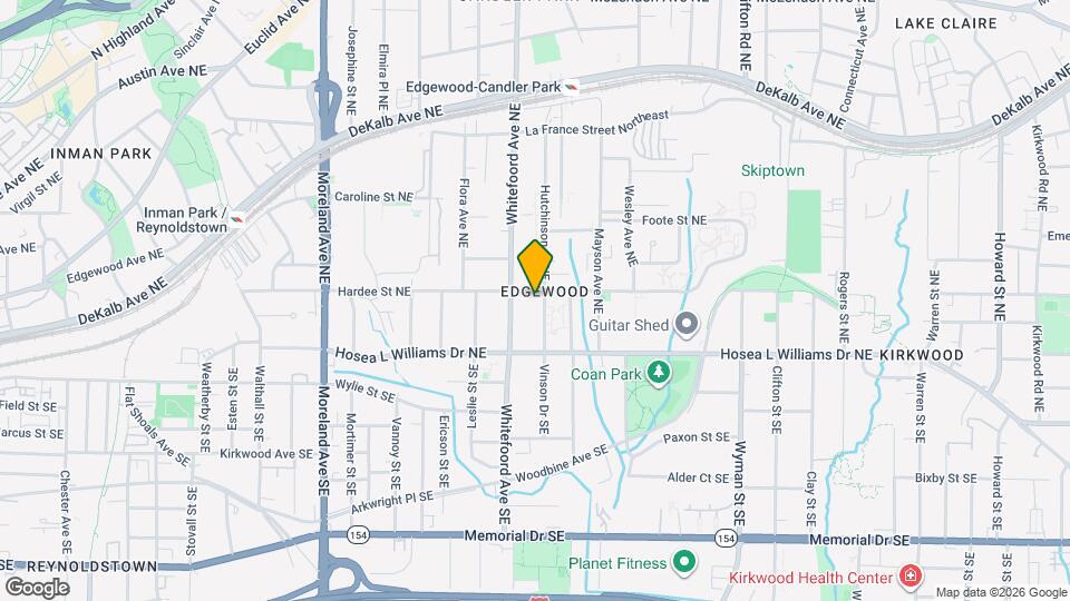 1417 Hardee St NE Map and Location Details