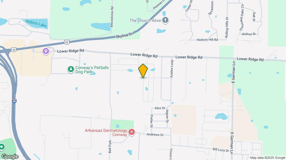 2135 Eldridge Ln Map and Location Details