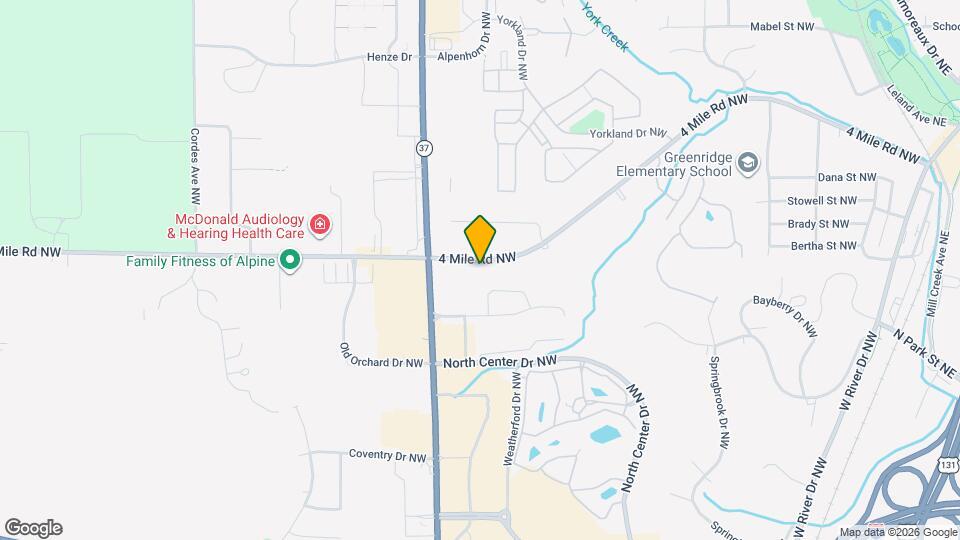 714 4 Mile Rd NW Map and Location Details