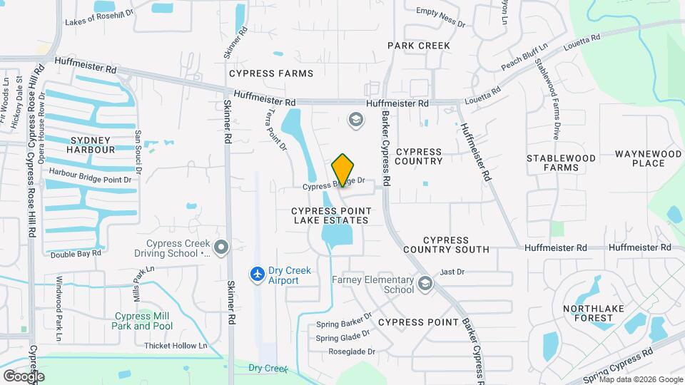 16546 Cypress Thicket Dr Map and Location Details