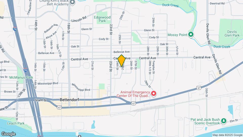 830 25th St Mapa y Detalles de la Ubicación