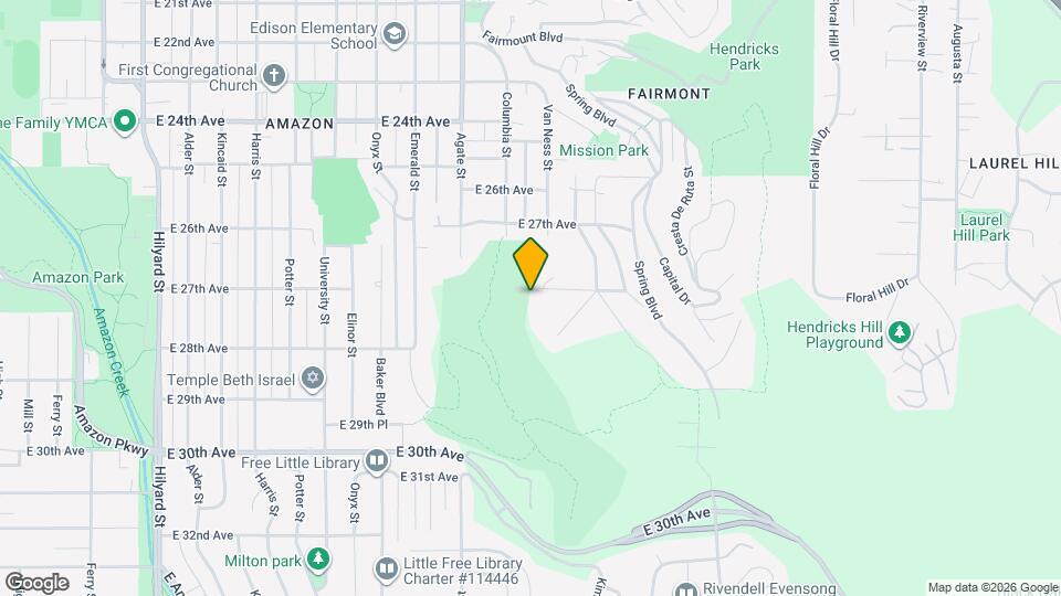 1808 E 28th Ave Map and Location Details