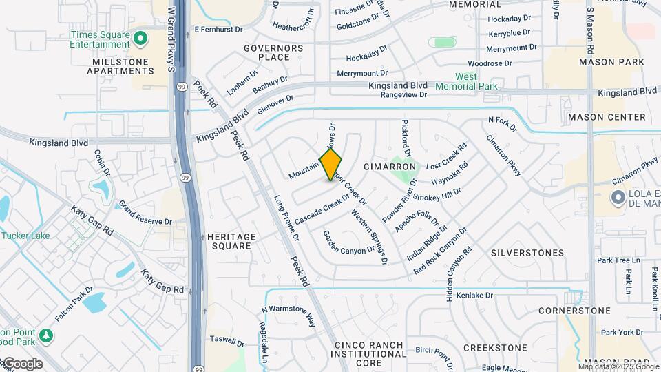 1018 Valley Ranch Dr Map and Location Details