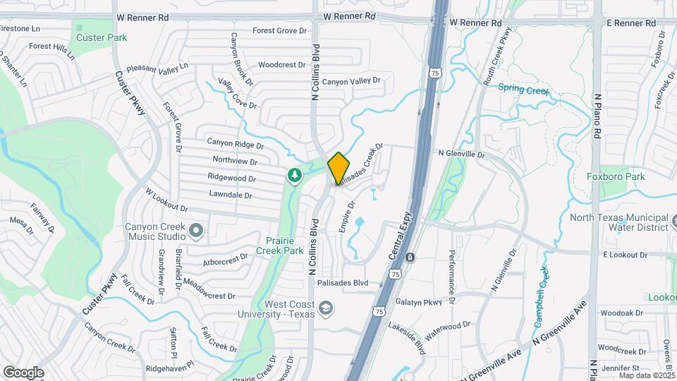 2612 Cathedral Dr Map and Location Details