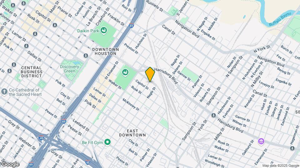 619 Live Oak St Map and Location Details
