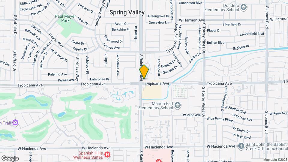 4884 Nara Vista Way Map and Location Details