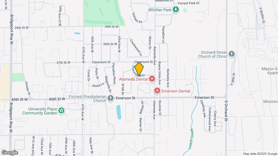 1020 Panorama Dr Map and Location Details