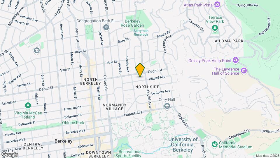 2455 Hilgard Ave Mapa y Detalles de la Ubicación