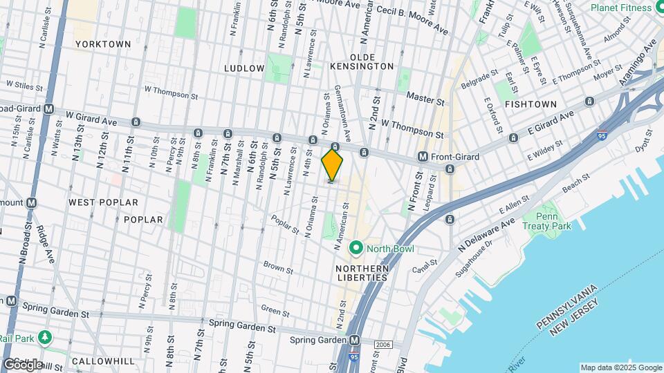 1101 N 3rd St Map and Location Details