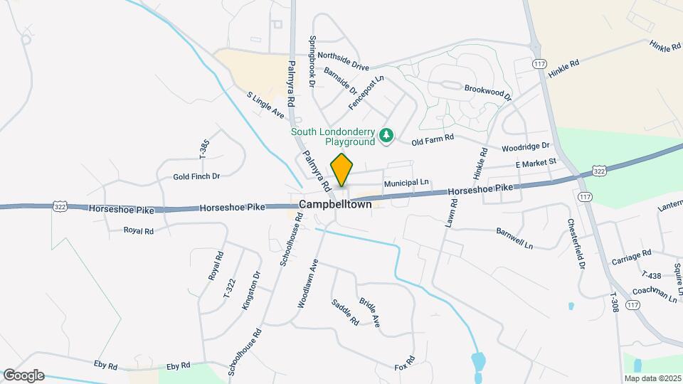 2861 Horseshoe Pike Map and Location Details